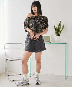 WEGO 【ウエストゴム】スウェットショートパンツ