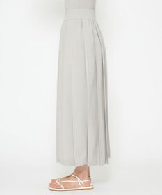 uncrave 【手洗い可】ドライタッチ ニット プリーツ スカート（uncrave WHITE）