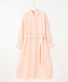 洗える】テンセルリネンシャツワンピース / 自由区 L | ファッション