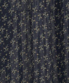 Green Parks 花柄シフォン楊柳ワンピース