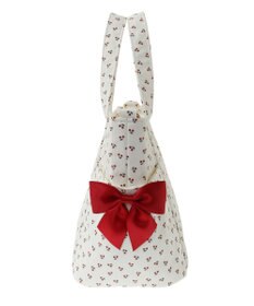 Maison de FLEUR チェリープリント2Wayトートバッグ