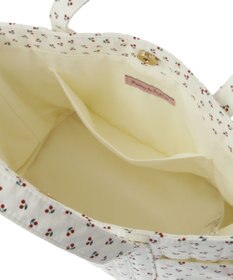 Maison de FLEUR チェリープリント2Wayトートバッグ