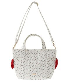 Maison de FLEUR チェリープリント2Wayトートバッグ