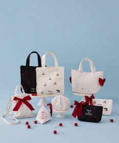 Maison de FLEUR チェリープリント2Wayトートバッグ