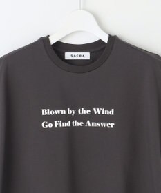 23区 【SACRA】フォールデッドライン ロゴカットソー