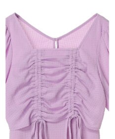 earth music&ecology ＳＥＴ２点パフスリーブブラウス＋キャミワンピース