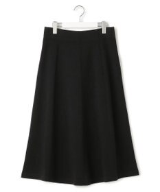 ICB 【洗える】 シルキーウールダブルフェイス ニットフレアスカート