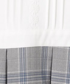 組曲 KIDS 【150-170㎝】 チェックワンピース＆T/Rジャケットセット