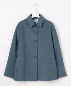 J.PRESS LADIES ショートビーバー ショート丈 ステンカラー コート