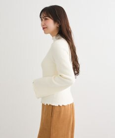 Green Parks ・ｓｗｉｎｇ　ｂｙ　ウラシャギーフレアスリーブニット