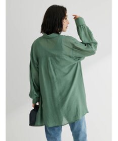 Green Parks レギュラー前後差シアーシャツ