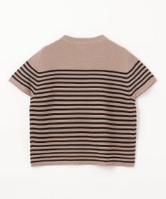 ANY クロップド丈ガーターニット