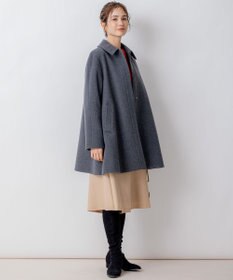 組曲 L ショートビーバー ステンカラー コート