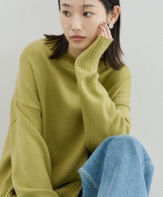 AMERICAN HOLIC バイパチモックネックニットプルオーバー