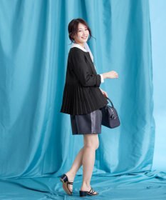 Tiaclasse L 【洗える】プリーツジャケット