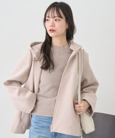 earth music&ecology SET2点チャーム付きシャギーニット＋インナー