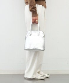 FOLNA RD ホイルレザーブガッティボストンバッグ