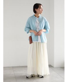 Te chichi ラインストーンサークルロゴTシャツ