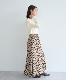 YECCA VECCA 2wayオフショルカラーカーディガン