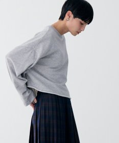 AMERICAN HOLIC ミニ裏毛タックスリーブショートプルオーバー2