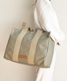 Hekhèr Le Style de Vie 【日本製 / A4サイズ対応 / 2WAY】PUコートコットンキャンバス トートバッグ large