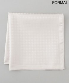 GOTAIRIKU 【WEAR BLACK】シルク100％ フォーマルチーフ_ハウンドトゥース