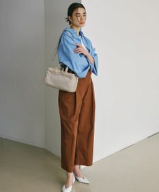 TOPKAPI 【Breath TOPKAPI】防水ナイロン レザーコンビ ミニトート ショルダーバッグ