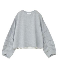 AMERICAN HOLIC ミニ裏毛タックスリーブショートプルオーバー2