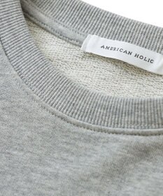 AMERICAN HOLIC ミニ裏毛タックスリーブショートプルオーバー2
