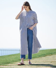 BEIGE， PERSIMMON / シャツワンピース