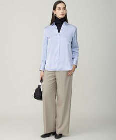 ICB L ウォッシャブルライトウール ストレートパンツ