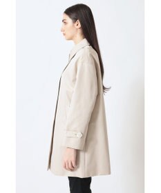 DAKS コットンシャンブレー ギャバジン オフショルダーコート