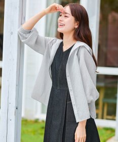 Tiaclasse 【洗える】デニムタックフレアワンピース