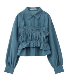 Green Parks ・ＥＬＥＮＣＡＲＥ　ＤＵＥ　ビスチェ付ショートシャツ