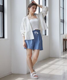 Feroux 【接触冷感・UVカット・吸水速乾】ラッシュガードハーフ パンツ