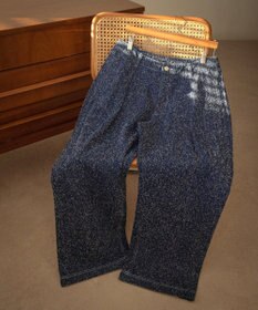 WEGO ネップデニムバギーパンツ