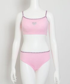 WEGO 【ブラトップ＆ショーツセット】Liliane　Ciel　レオパードハート