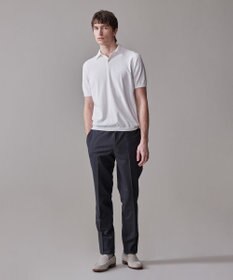 J.PRESS MEN 【Peppin Merino Comfort】【ウォッシャブル可 / 折り目加工】プレーンウィーヴ スラックス / ノータック