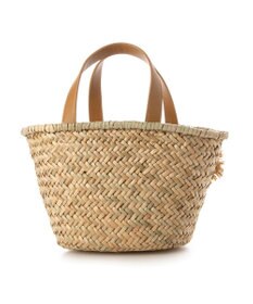 UNBILLION カシュカシュ cachecache / ラフィアフラワー付カゴバッグ