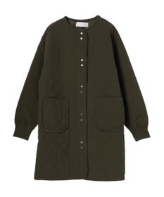 Green Parks キルティングミドル丈コート