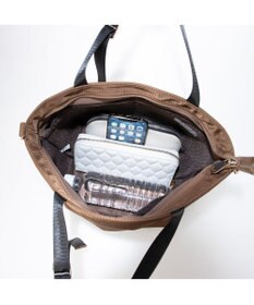 UNBILLION カシュカシュ cachecache / チャームセット付きナイロン2wayトートバッグ