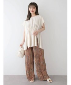 Green Parks 変形ストライプジャガードチュニック