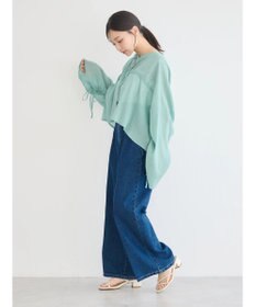 earth music&ecology フロントジップデニムパンツ