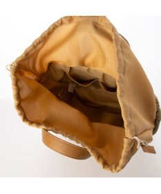 UNBILLION カシュカシュ cachecache / ラフィアフラワー付カゴバッグ