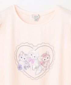 ANY KIDS ネックレス付き ネコTシャツ