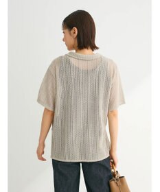 Green Parks レース開襟ブラウス