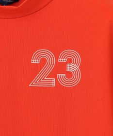 23区GOLF 【WOMEN】新色追加！【吸水速乾/UVカット】フレンチスリーブロゴモックネック