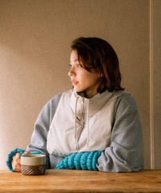 KWD 【日本製】DOWN ARM WARMER グリーンダウン ダウンアームウォーマー