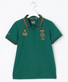 PW CIRCULUS 【WOMEN】【ストレッチ/UVケア】フェイクレイヤード カノコ ポロシャツ ゴルフウェア レディース