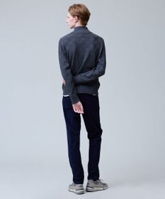 J.PRESS MEN 温かさと軽さの快適素材【ストレッチ / イージーケア】【FLEX YARN】リンクスフルジップ  ニットカーディガン